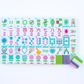 Crystal Confetti Purple | Mahjong with a Sprinkle of Color