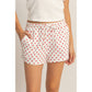 Polka Dot Drawstring Shorts