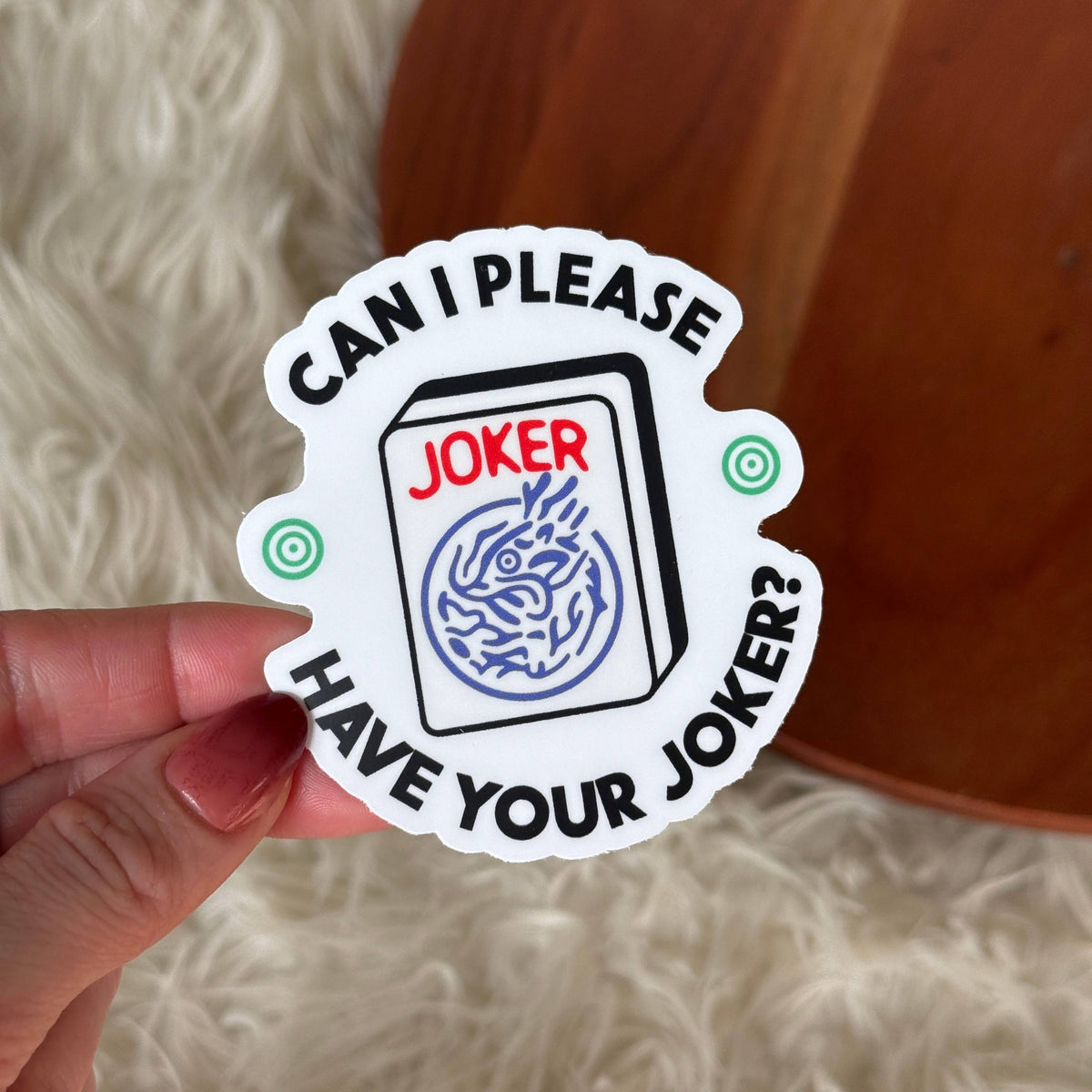 Can I Please Have Your Joker? Mahjong Sticker
