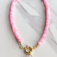 Connie Necklace - Pink