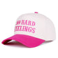 No Hard Feelings Two Tone Canvas Cotton Cap