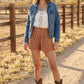 .0129 Polka Dot Relaxed Fit Shorts SI-29450