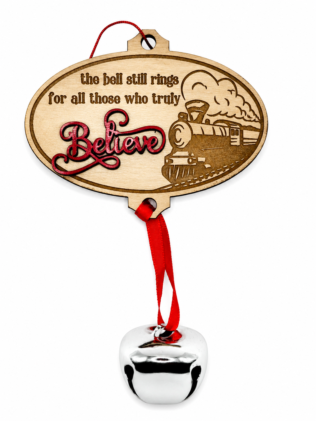 Believe Bell Ornament – Polar Express Inspired Christmas Ornament