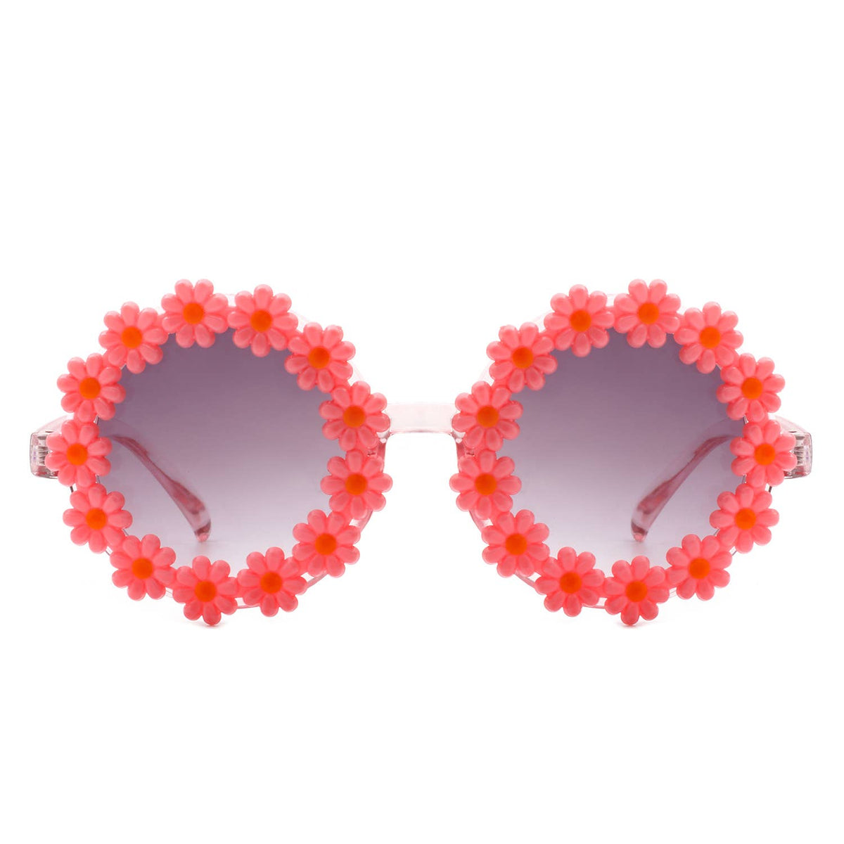 Kids Round Flower Sunglasses