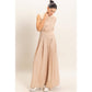 Sleeveless Mock Neck Jumpsuit