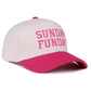 Sunday Funday Two Tone Canvas Cotton Cap  Zenana Consgt.