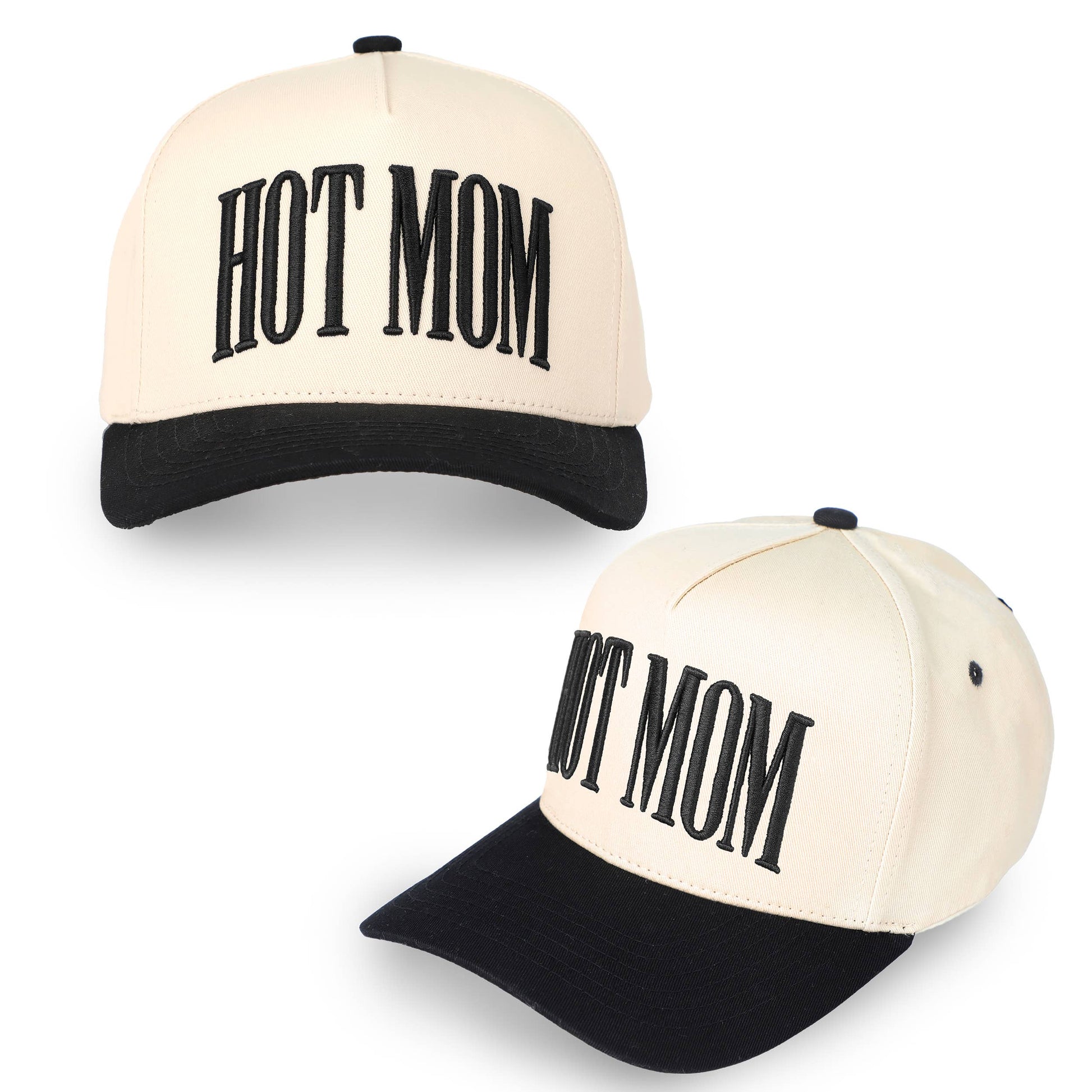 C.C HOT MOM letter embroidered trucker hat from Sip and Shop Arizona hat bar