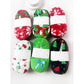 Kids Christmas Theme Fuzzy Slippers