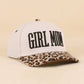 Girl Mom Two Tone Snapback Hat Zenana Consgt.