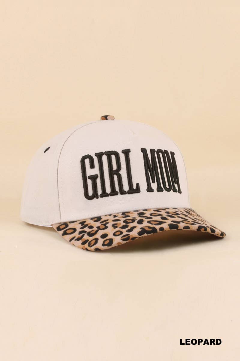 Girl Mom Two Tone Snapback Hat Zenana Consgt.