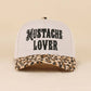 Mustache Lover Two Tone Snapback Hat