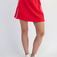 MODAL SCUBA FLAT PIPING SKORT