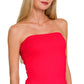 Cotton Tube Built-in Bra Top