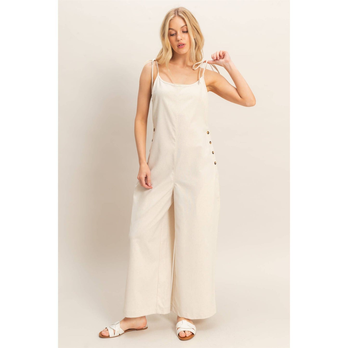 Adjustable Strap Jumpsuit