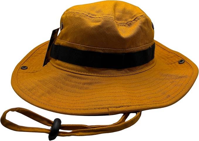 Premium Boonie Hat Size Adjustable 100% Cotton for Outdoors