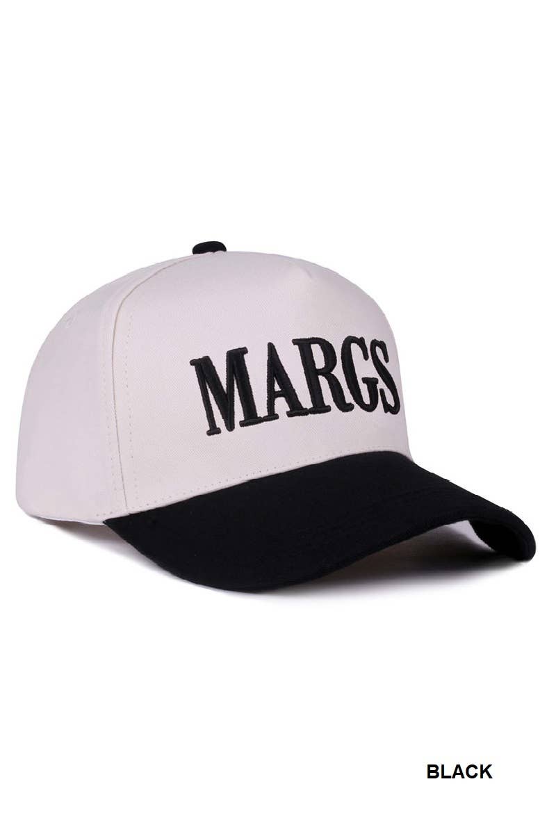 Margs Two Tone Canvas Cotton Cap