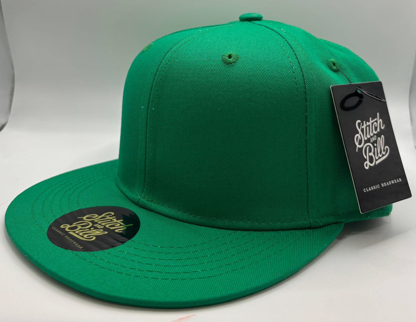 Premium Flat Brim Snapback Hat 100% Cotton Men Women Blank