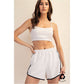 RECYCLED BUTTER TIGER SHORT