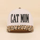 Cat Mom Two Tone Snapback Hat