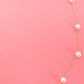TITANIUM  STEEL NON-TARNISH PEARL STATION NECKLACE | 40NK334