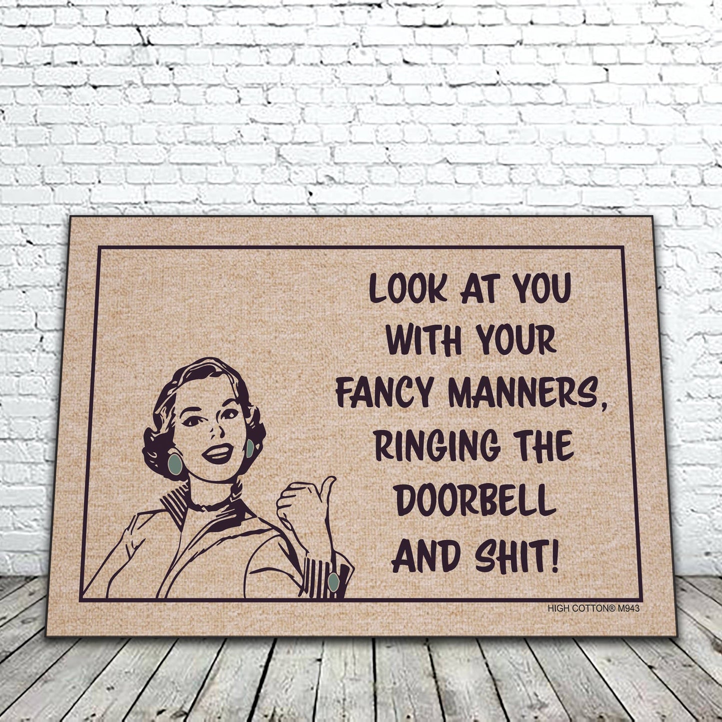 Fancy Manners Doormat