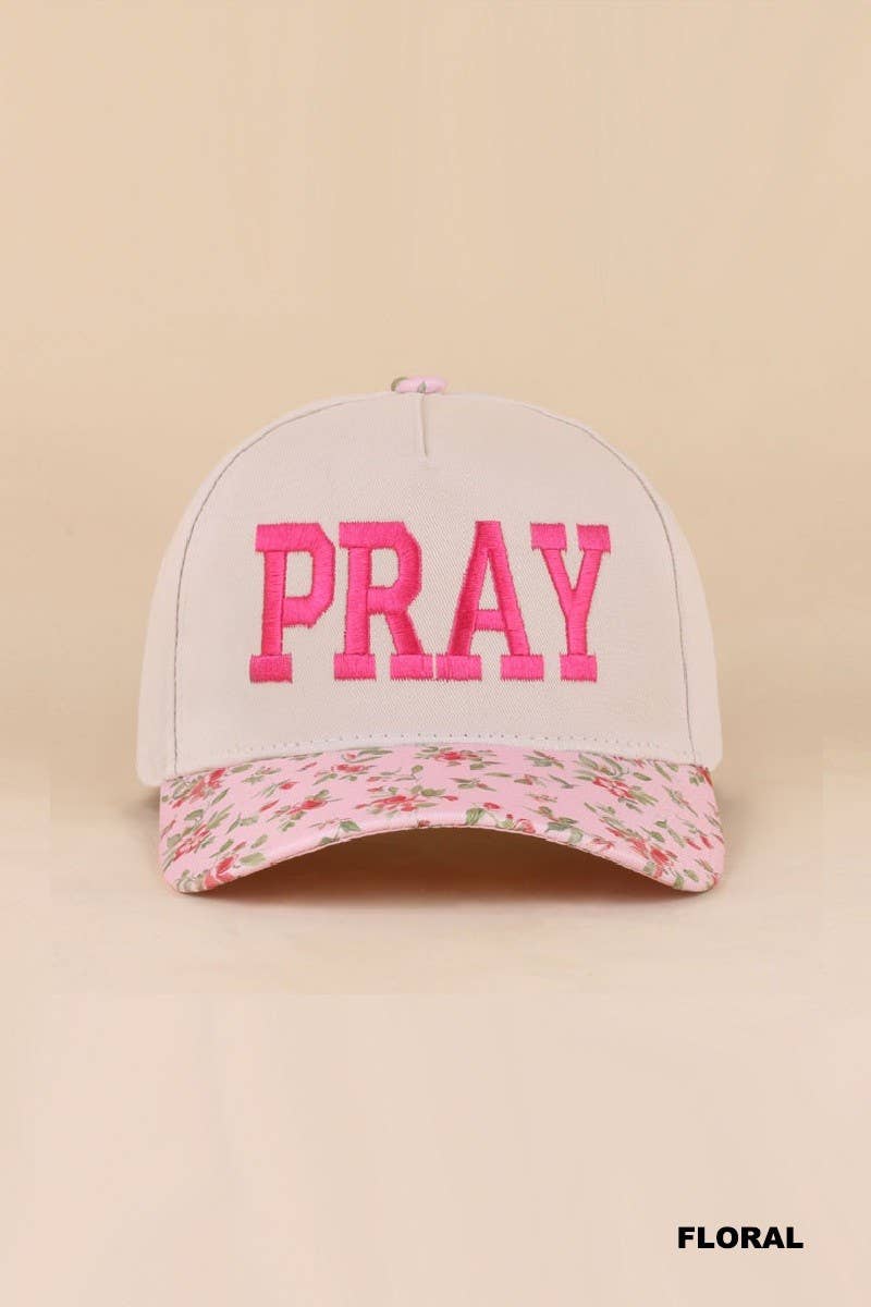 Pray Two Tone Cotton Hat