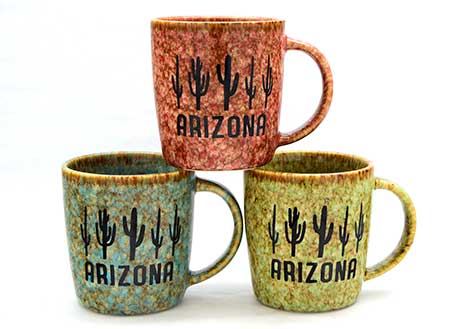 Mug-AZ 14oz Glazed Saguaros