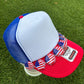 Trendy American Flag Bottle Top Hat Chain