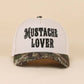 Mustache Lover Two Tone Snapback Hat