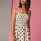 PD19326 Polka Dot Smocked Mini Dress