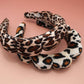 SPA SPONGE LEOPARD ANIMAL SCALLOPED HEADBAND | 40HB187