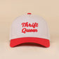 Thrift Queen Two Tone Snapback Hat