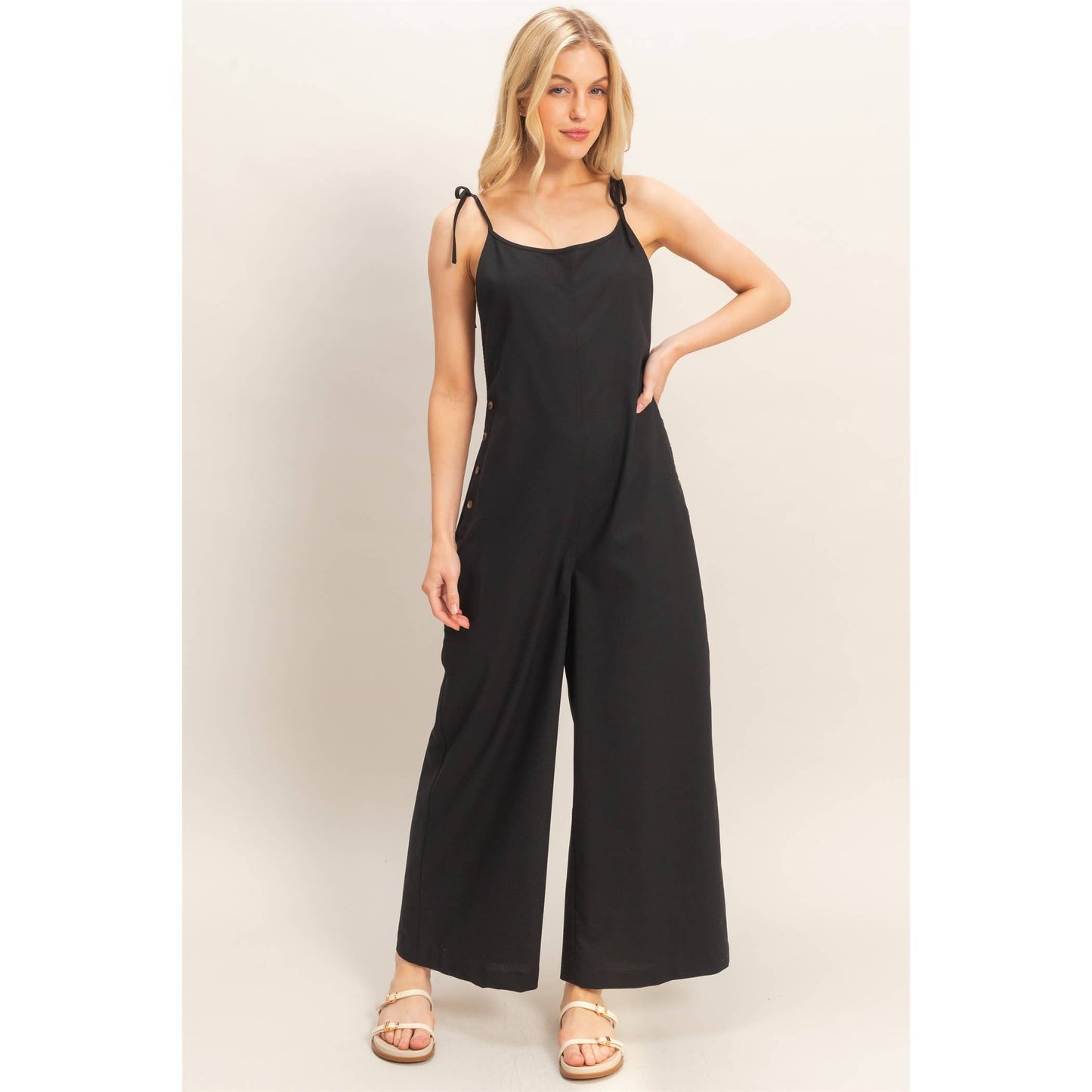 Adjustable Strap Jumpsuit