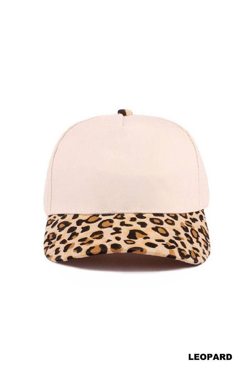 Plain Two Tone Canvas Cotton Snapback Hat
