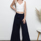 B3663-ASIS TIE WAIST WIDE LEG PANTS