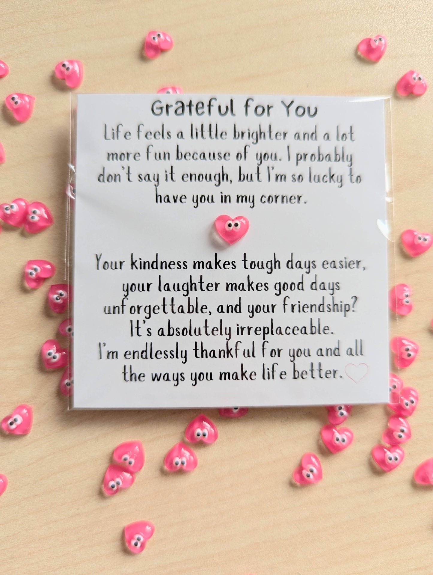 Grateful for You Friendship Card – Mini Appreciation Card