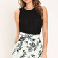 A printed woven short - IP9268T