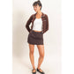 Pinstripe Skort