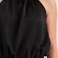 Halter Neck Sleeveless Midi Dress