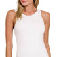 `Premium Rayon Double Layered Tank Top - Zenana