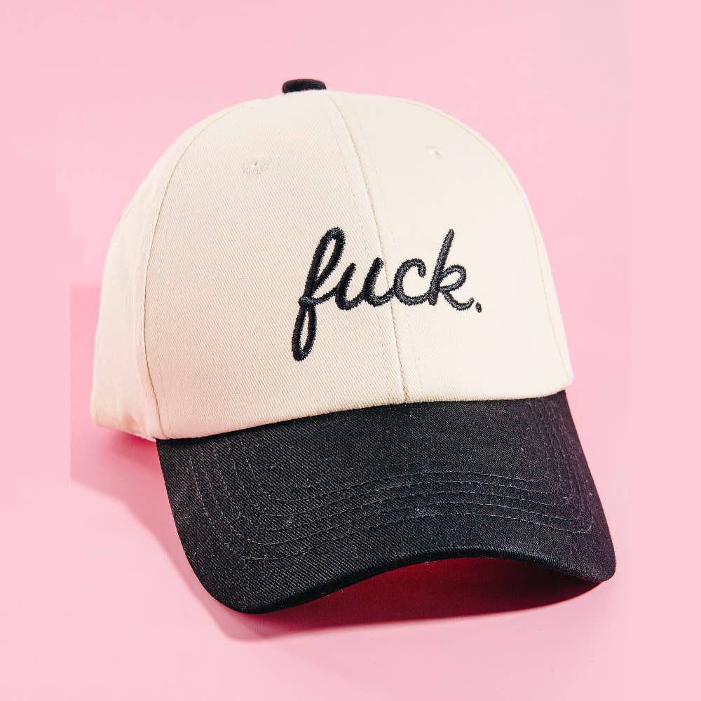 Fuck Print Cap