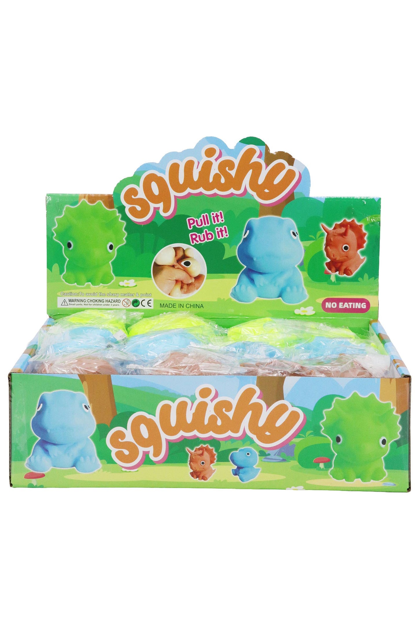 Baby Dinosaur Fluffy Slime Filled Squishy
