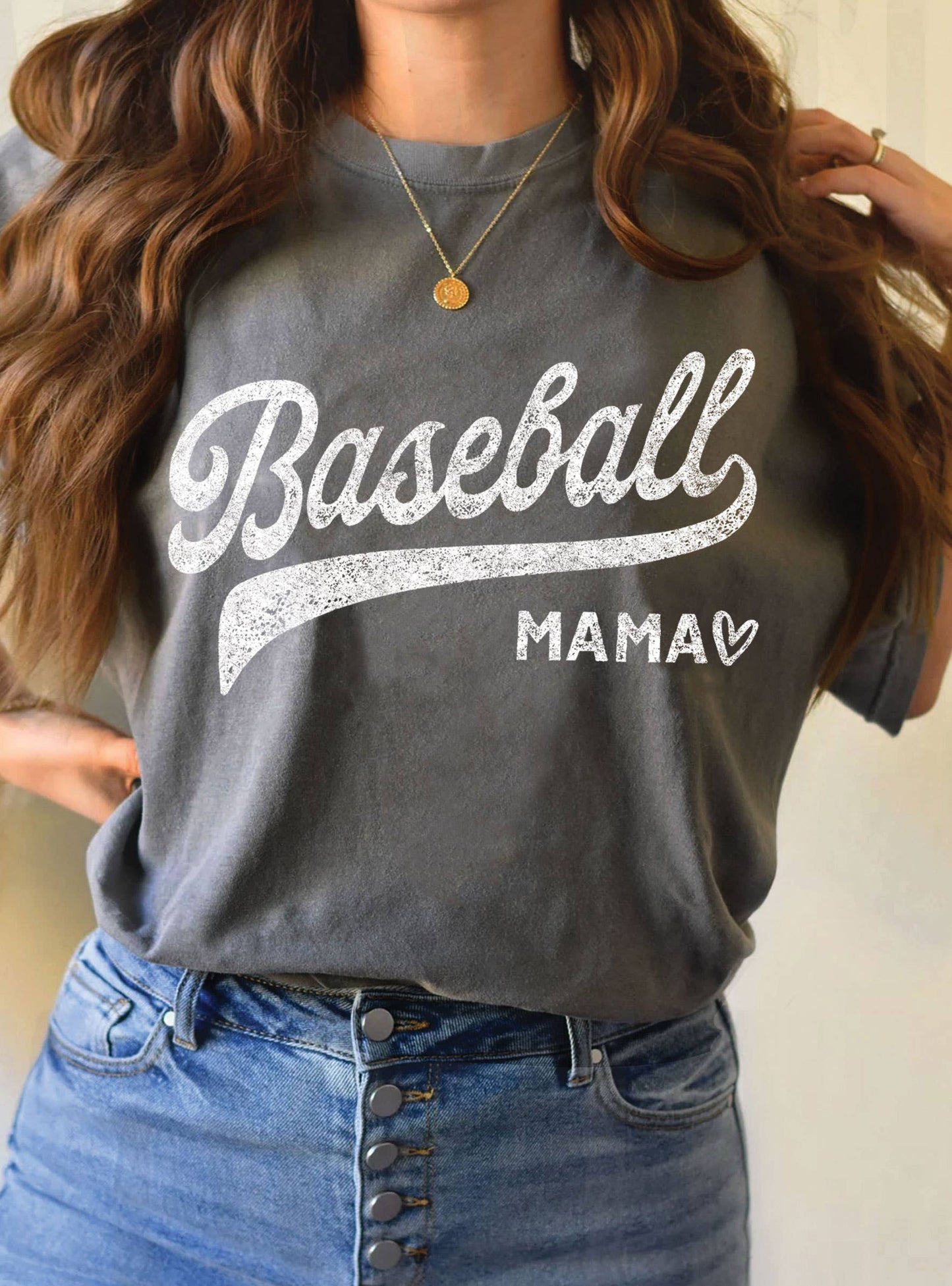 BASEBALL MAMA GRAPHIC TSHIRTS