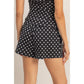 Polka Dot Drawstring Shorts