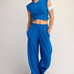 SET430037-Crossover Cotton Lycra Set
