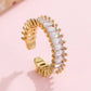 Baguette rhinestone cocktail eternity band Ring | 40R143