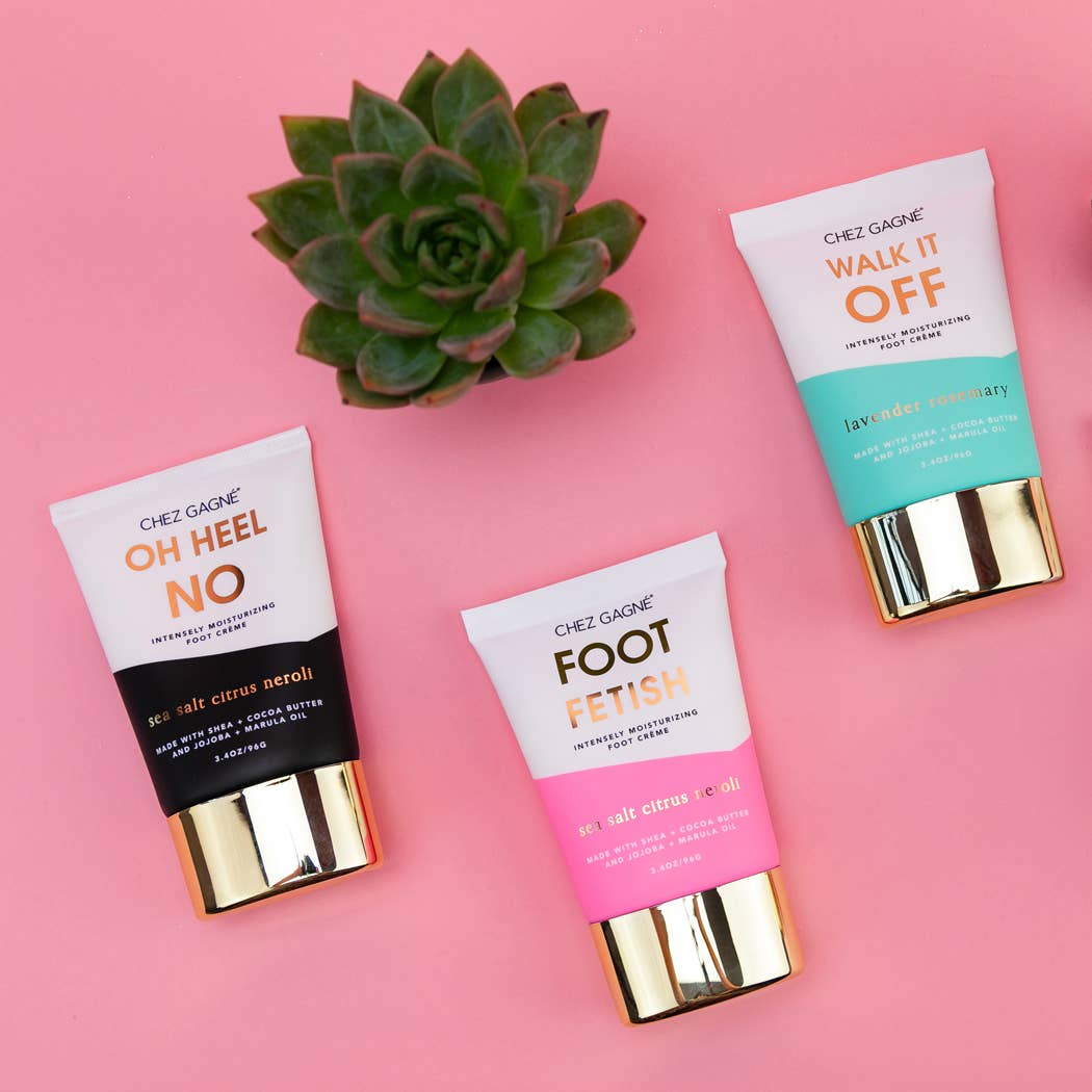 Foot Fetish - Clean + Vegan Foot Crème - Sea Salt Citrus + Neroli - 3.4oz