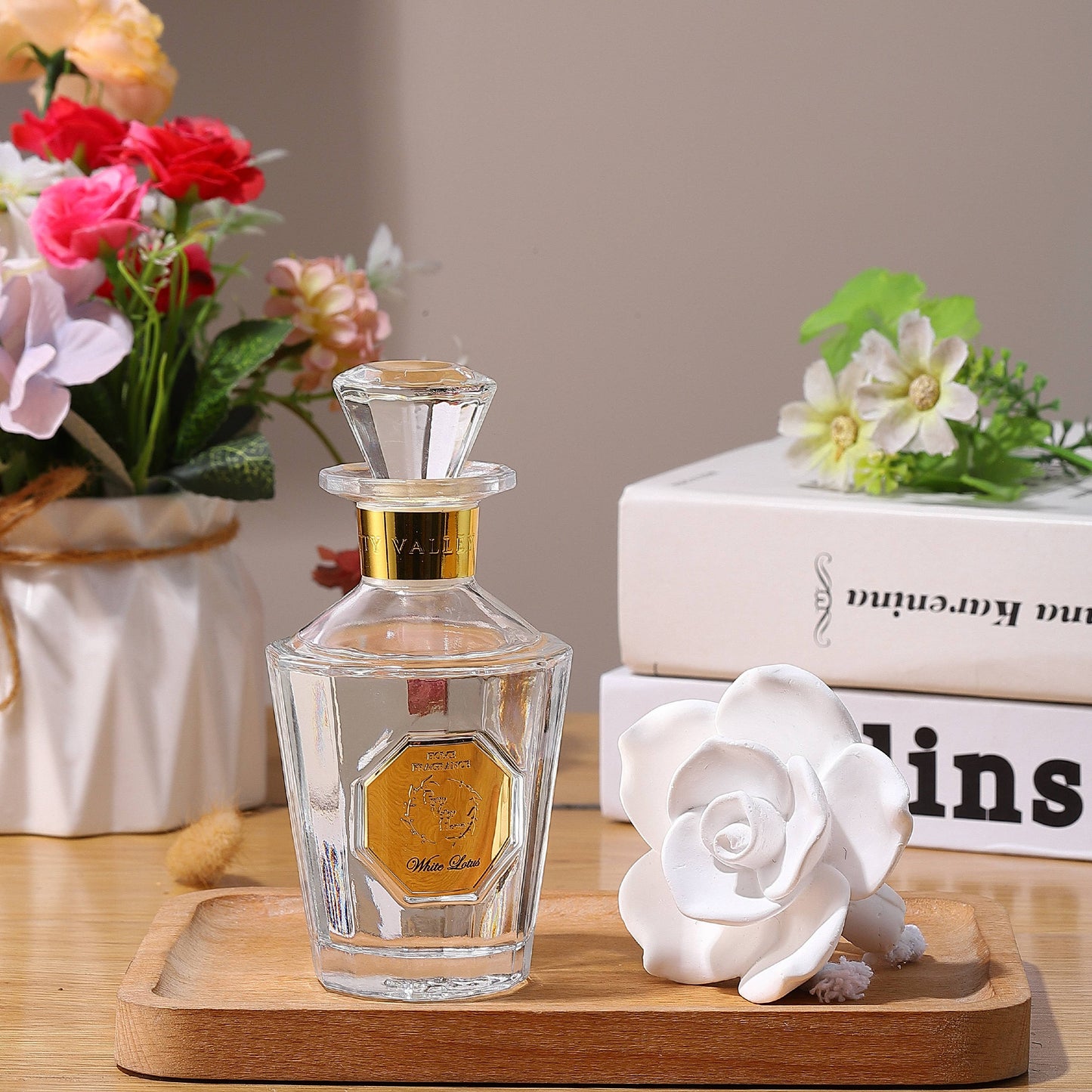 Reed Diffuser Sets !! NEW!! Vintage Rose Ceramic Diffuser