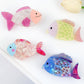 JUMBO VIBRANT OCEAN SEA FISH HAIR CLAW CLIPS | 40H987