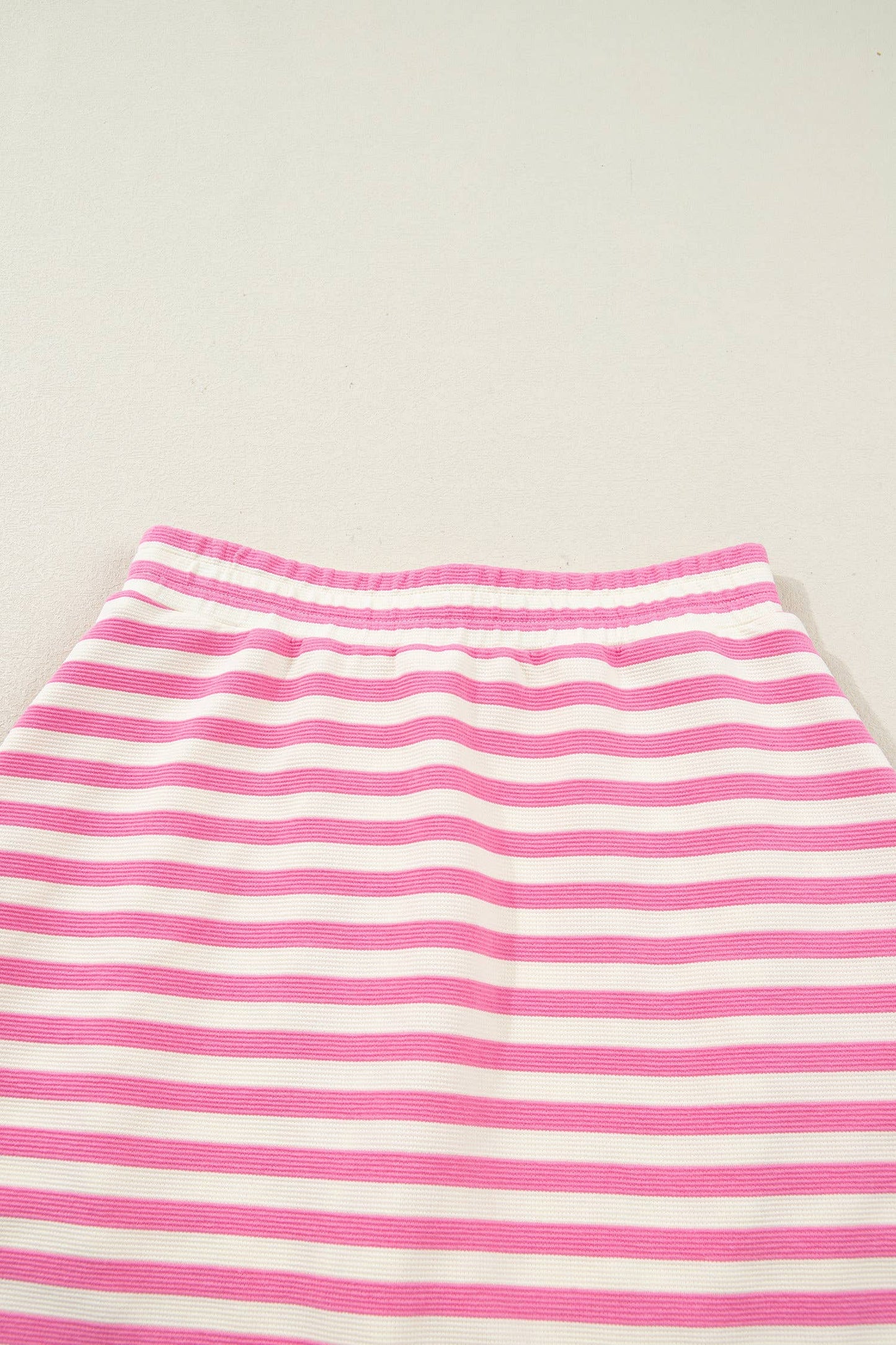 66Spring 2026 Striped Quarter-Zip Sleeveless Top & Skort Set